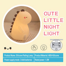 Load image into Gallery viewer, Touch Controlled Cute Dinosaur LED Night Light [The Lights Change When You Touch Them!]