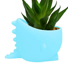 Load image into Gallery viewer, Cute Dinosaur Wide Mouth Silicone Flower Pot [It Swallows My Plants!]