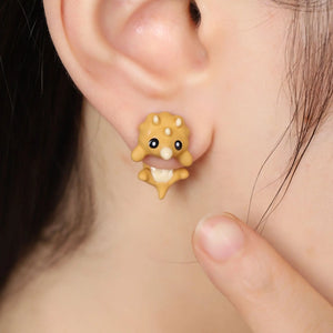 Cool Dinosaur Earrings! [Hip with the times!]