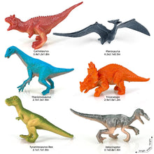 Load image into Gallery viewer, 6 Piece Plastic Toy Dinosaur Sets [Collect Them All!]