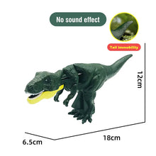 Load image into Gallery viewer, Fidget Trigger Dinosaur Toy with Sound or Without [Tail, Neck, and Mouth Movement!]