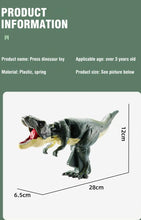 Load image into Gallery viewer, Fidget Trigger Dinosaur Toy with Sound or Without [Tail, Neck, and Mouth Movement!]