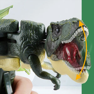 Fidget Trigger Dinosaur Toy with Sound or Without [Tail, Neck, and Mouth Movement!]