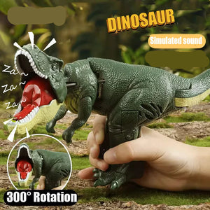 Fidget Trigger Dinosaur Toy with Sound or Without [Tail, Neck, and Mouth Movement!]