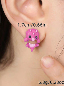 Cool Dinosaur Earrings! [Hip with the times!]