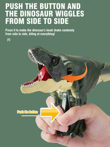 Fidget Trigger Dinosaur Toy with Sound or Without [Tail, Neck, and Mouth Movement!]