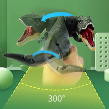 Load image into Gallery viewer, Fidget Trigger Dinosaur Toy with Sound or Without [Tail, Neck, and Mouth Movement!]