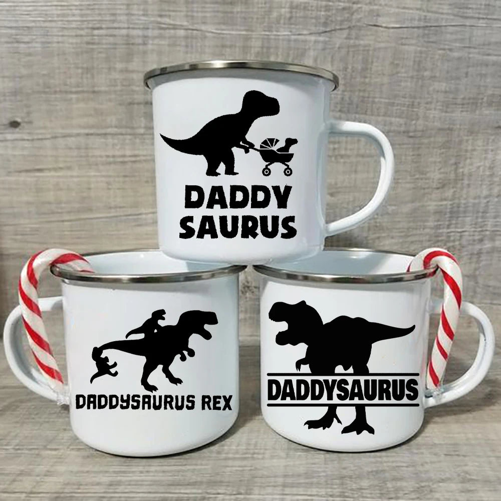 Don't Mess With Daddysaurus You'll Get Jurasskicked Coffee Mug - 11 Oz White Ceramic Funny Dinosaur Mug, Father's Day Gift - View #6