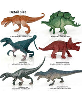 Load image into Gallery viewer, 6 Piece Plastic Toy Dinosaur Sets [Collect Them All!]