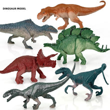 Load image into Gallery viewer, 6 Piece Plastic Toy Dinosaur Sets [Collect Them All!]