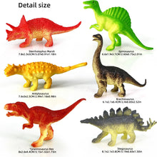 Load image into Gallery viewer, 6 Piece Plastic Toy Dinosaur Sets [Collect Them All!]