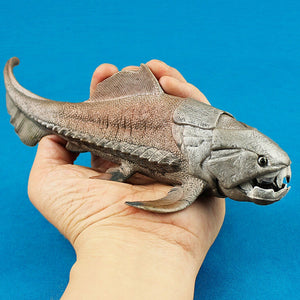 Toy Dunkleosteus Dinosaur Model [The armored fish!] - Tiny T-Rex Hands