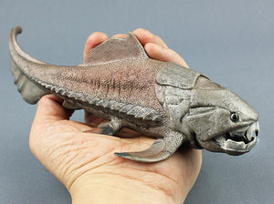 Toy Dunkleosteus Dinosaur Model [The armored fish!] - Tiny T-Rex Hands