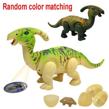 Load image into Gallery viewer, Lights and Sound Egg-Laying Dinosaur Robot [Lays Eggs!] - Tiny T-Rex Hands