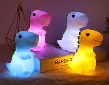 Load image into Gallery viewer, LED Dinosaur Soft Night Light [Perfect for any babies room!] - Tiny T-Rex Hands