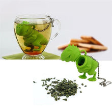 Load image into Gallery viewer, 1pc Reusable Loose Tea Dinosaur Shape Tea Infuse [A pet Dinosaur swimming in my cup!] - Tiny T-Rex Hands