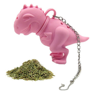 1pc Reusable Loose Tea Dinosaur Shape Tea Infuse [A pet Dinosaur swimming in my cup!] - Tiny T-Rex Hands