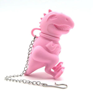 1pc Reusable Loose Tea Dinosaur Shape Tea Infuse [A pet Dinosaur swimming in my cup!] - Tiny T-Rex Hands