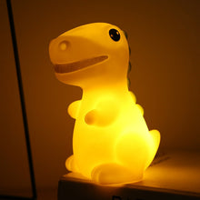 Load image into Gallery viewer, LED Dinosaur Soft Night Light [Perfect for any babies room!] - Tiny T-Rex Hands