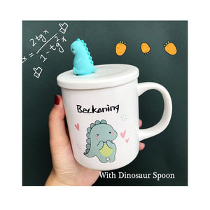 Dinosaur Mug with Lid 12oz Mug Tea Rex [Beckoning my way into your heart!] - Tiny T-Rex Hands