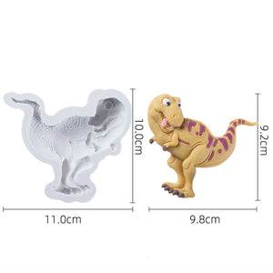 Cartoon Dinosaur Silicone Mold [Create your own Soap!] - Tiny T-Rex Hands