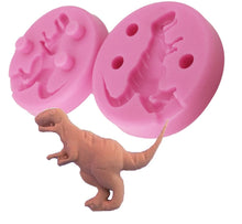 Load image into Gallery viewer, 2Pcs/set Shape Silicone Mold Chocolate, Soap, Cake Decorating Tools [Create some cool Dinosaur Molds!] - Tiny T-Rex Hands