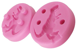 2Pcs/set Shape Silicone Mold Chocolate, Soap, Cake Decorating Tools [Create some cool Dinosaur Molds!] - Tiny T-Rex Hands