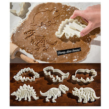 Load image into Gallery viewer, 6-piece Set 3D Dinosaur Biscuit Mold Cutter [Aint no cookies without a Dinosaur Mold!] - Tiny T-Rex Hands