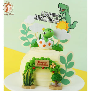 Cute Eggshell Baby Dinosaur Decoration [Great for topping a cake!] - Tiny T-Rex Hands