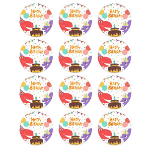 Dinosaur Party Stickers [Bring the party to life with these decoration stickers!] - Tiny T-Rex Hands