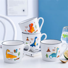 Load image into Gallery viewer, Nordic Porcelain Cute Dinosaur Oat Milk Cup [Great for teas and cereal!] - Tiny T-Rex Hands