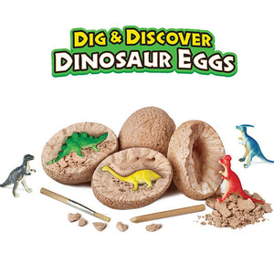 Dinosaur Eggs Toys Digging Fossils Excavation [Collect them all!] - Tiny T-Rex Hands