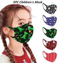 Load image into Gallery viewer, 5 Pcs Christmas Cute Dinosaur Print Facemasks [Look good during the holidays with these face masks!] - Tiny T-Rex Hands