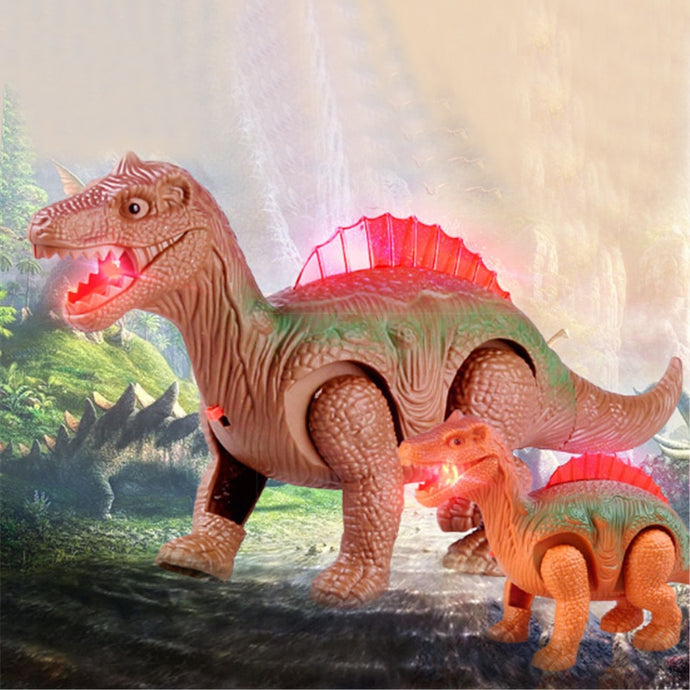 Light Up Walking Robot Spinosaur Dinosaur [Impress the children with a light show!] - Tiny T-Rex Hands