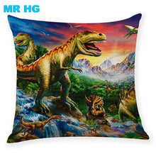 Load image into Gallery viewer, Dinosaur pillowcases that have a one side printing! [Awesome Dinosaur prints and colorful pillows!] - Tiny T-Rex Hands