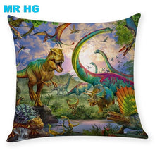Load image into Gallery viewer, Dinosaur pillowcases that have a one side printing! [Awesome Dinosaur prints and colorful pillows!] - Tiny T-Rex Hands