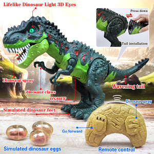 Remote control sprays water and lays eggs Tyrannosaurus Rex [You have the control of your Dinosaur!] - Tiny T-Rex Hands