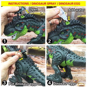 Remote control sprays water and lays eggs Tyrannosaurus Rex [You have the control of your Dinosaur!] - Tiny T-Rex Hands