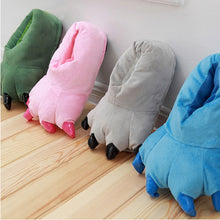 Load image into Gallery viewer, Winter children dinosaur feet home shoes [Great for those cozy times!] - Tiny T-Rex Hands