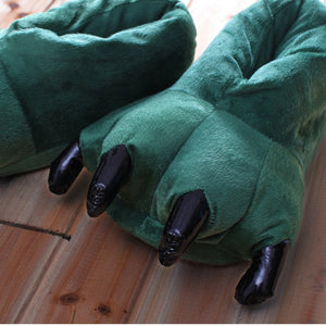 Winter children dinosaur feet home shoes [Great for those cozy times!] - Tiny T-Rex Hands