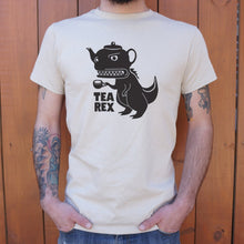 Load image into Gallery viewer, Tea Rex T-Shirt (Mens)[One lump or two?!] - Tiny T-Rex Hands